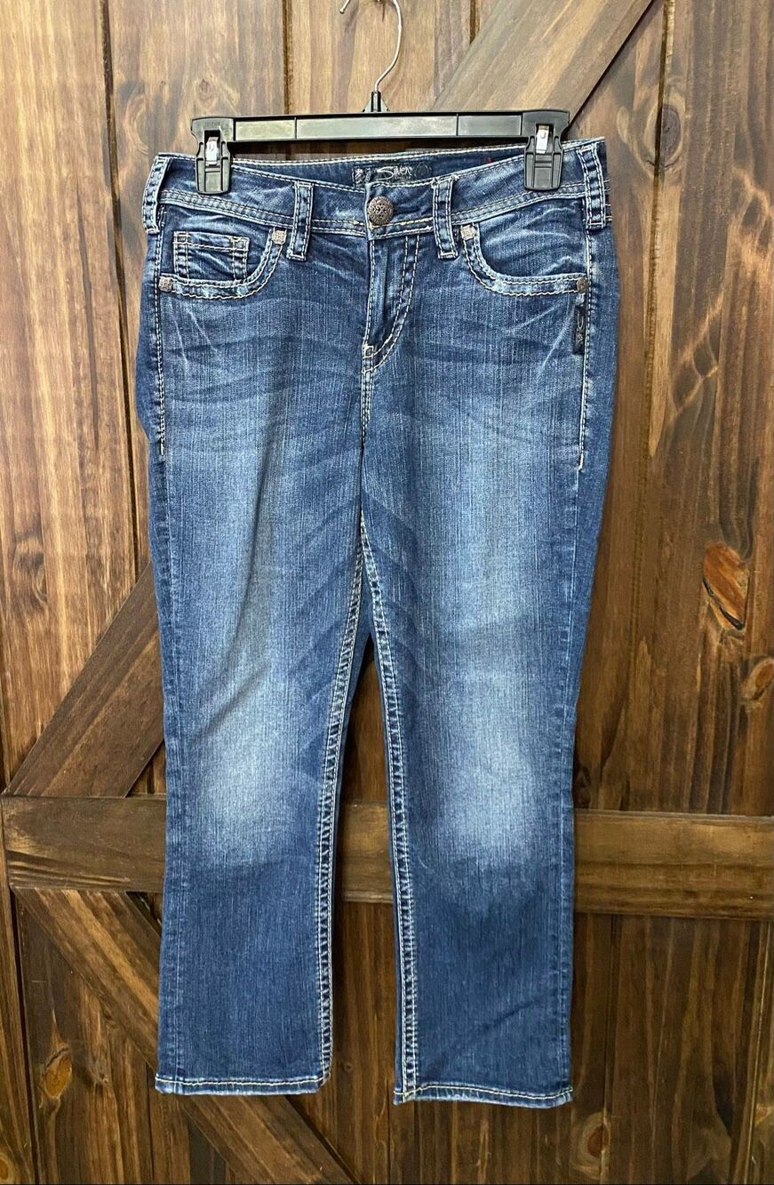 Silver Jeans Women’s High Capri Sz 27